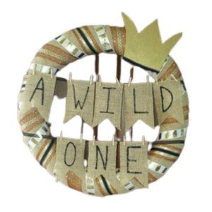 Where the Wild Things Are - A Wild One Wreath
